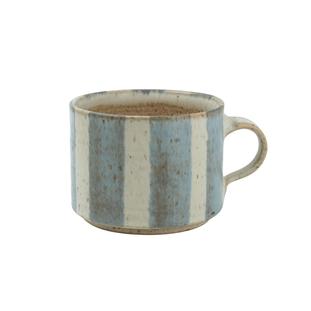 Bredrandig kaffekopp Blå