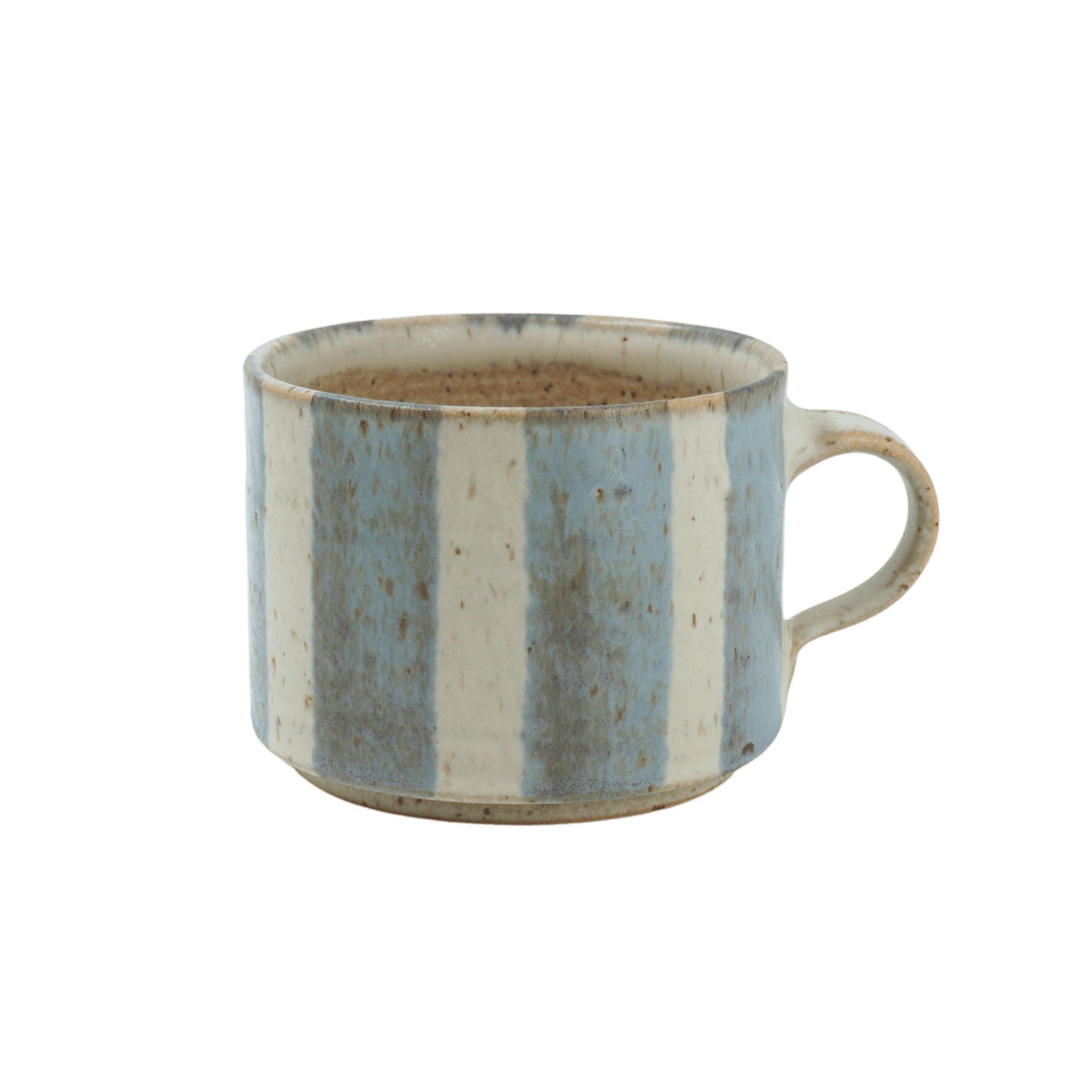 Bredrandig kaffekopp Blå