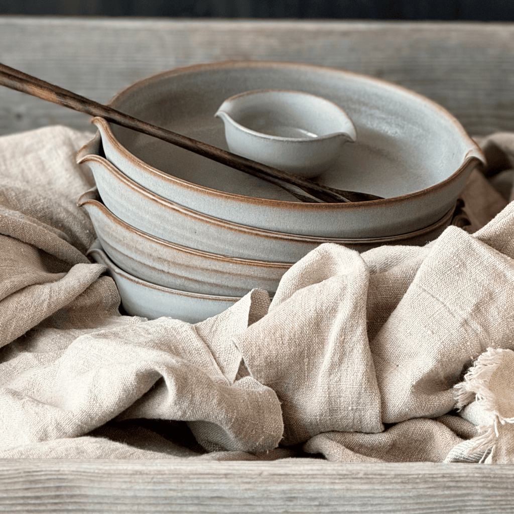 Fat med pip 24cm (få antal)