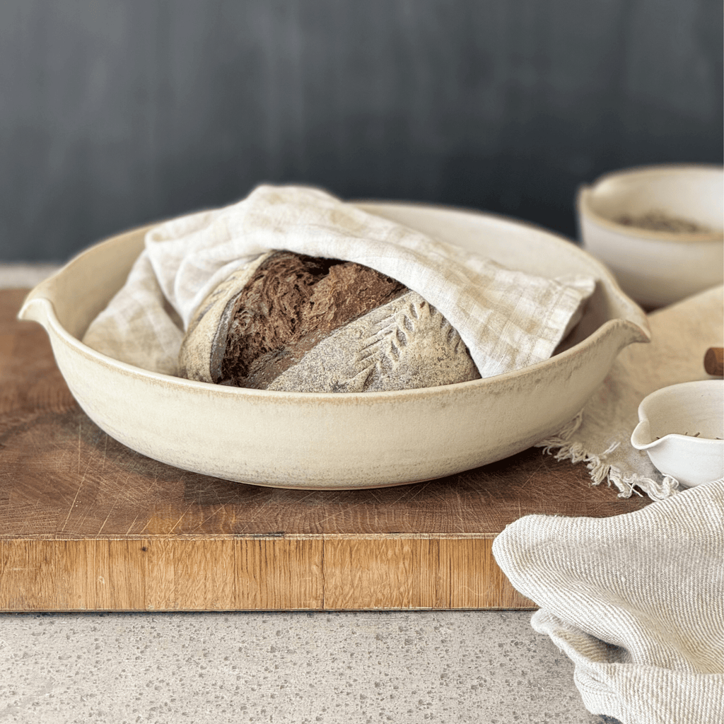 Fat lågt med pip 32 cm