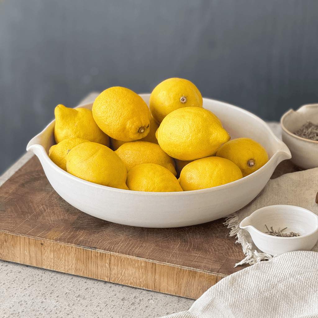 Fat lågt med pip 32 cm