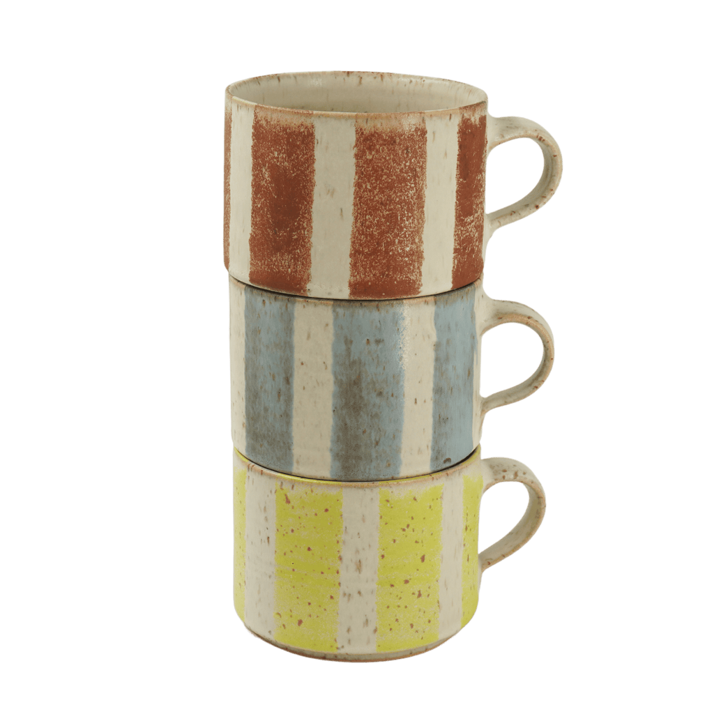 Bredrandig kaffekopp Blå