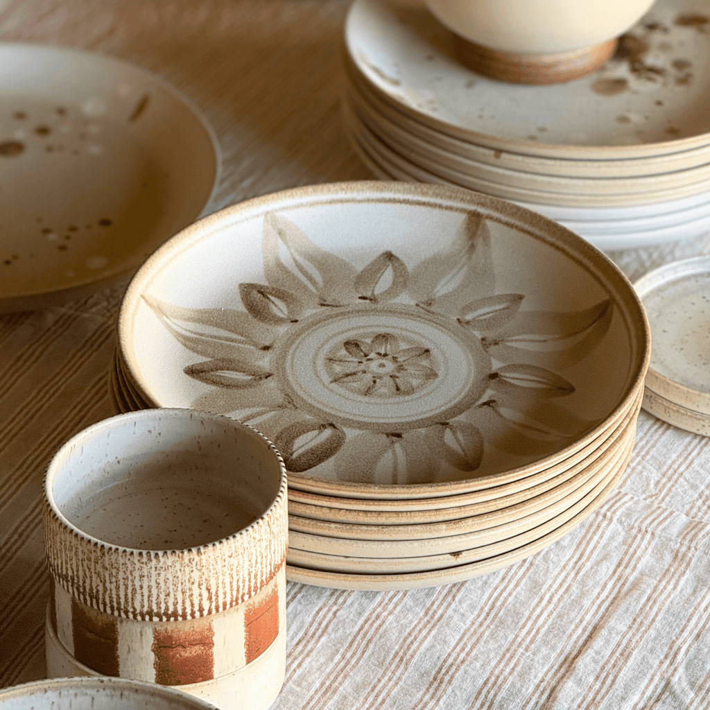 Tallrik 27cm Solros brun